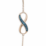 Ladies Infinity Memorial Ashes Bracelet - Cherished Urns