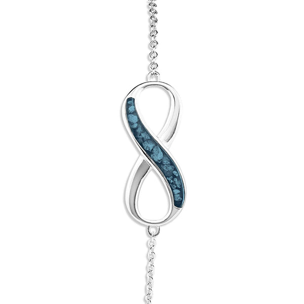 Ladies Infinity Memorial Ashes Bracelet – Cherished Urns
