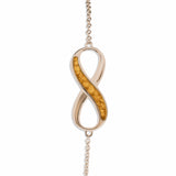 Ladies Infinity Memorial Ashes Bracelet - Cherished Urns