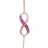 Ladies Infinity Memorial Ashes Bracelet - Cherished Urns