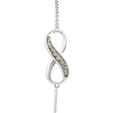 Ladies Infinity Memorial Ashes Bracelet - Cherished Urns