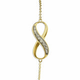 Ladies Infinity Memorial Ashes Bracelet - Cherished Urns