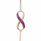 Ladies Infinity Memorial Ashes Bracelet - Cherished Urns