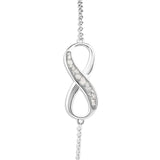 Ladies Infinity Memorial Ashes Bracelet - Cherished Urns