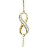 Ladies Infinity Memorial Ashes Bracelet - Cherished Urns