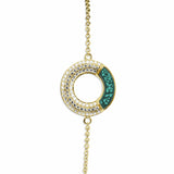 Ladies Eternal Memorial Ashes Bracelet with Fine Crystals - Cherished Urns