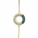 Ladies Eternal Memorial Ashes Bracelet with Fine Crystals - Cherished Urns