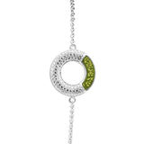 Ladies Eternal Memorial Ashes Bracelet with Fine Crystals - Cherished Urns