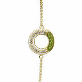 Ladies Eternal Memorial Ashes Bracelet with Fine Crystals - Cherished Urns