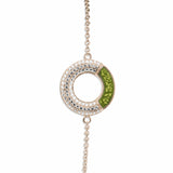 Ladies Eternal Memorial Ashes Bracelet with Fine Crystals - Cherished Urns