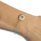Ladies Eternal Memorial Ashes Bracelet with Fine Crystals - Cherished Urns