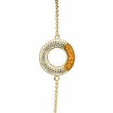 Ladies Eternal Memorial Ashes Bracelet with Fine Crystals - Cherished Urns