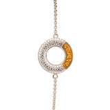 Ladies Eternal Memorial Ashes Bracelet with Fine Crystals - Cherished Urns