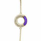 Ladies Eternal Memorial Ashes Bracelet with Fine Crystals - Cherished Urns
