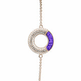 Ladies Eternal Memorial Ashes Bracelet with Fine Crystals - Cherished Urns