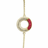 Ladies Eternal Memorial Ashes Bracelet with Fine Crystals - Cherished Urns