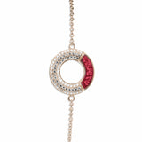 Ladies Eternal Memorial Ashes Bracelet with Fine Crystals - Cherished Urns