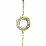 Ladies Eternal Memorial Ashes Bracelet with Fine Crystals - Cherished Urns