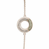 Ladies Eternal Memorial Ashes Bracelet with Fine Crystals - Cherished Urns