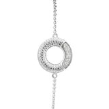 Ladies Eternal Memorial Ashes Bracelet with Fine Crystals - Cherished Urns
