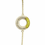 Ladies Eternal Memorial Ashes Bracelet with Fine Crystals - Cherished Urns