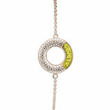 Ladies Eternal Memorial Ashes Bracelet with Fine Crystals - Cherished Urns