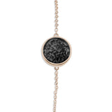 Ladies Classic Round Memorial Ashes Bracelet - Cherished Urns