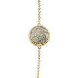 Ladies Classic Round Memorial Ashes Bracelet - Cherished Urns