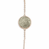 Ladies Classic Round Memorial Ashes Bracelet - Cherished Urns