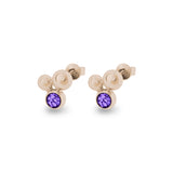 Ladies Rondure Array Cremation Ashes Earrings - Cherished Urns