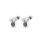 Ladies Rondure Array Cremation Ashes Earrings - Cherished Urns