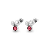 Ladies Rondure Array Cremation Ashes Earrings - Cherished Urns