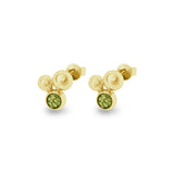 Ladies Rondure Array Cremation Ashes Earrings - Cherished Urns