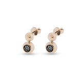 Ladies Rondure Drop Cremation Ashes Earrings - Cherished Urns