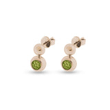 Ladies Rondure Drop Cremation Ashes Earrings - Cherished Urns