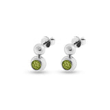 Ladies Rondure Drop Cremation Ashes Earrings - Cherished Urns