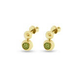 Ladies Rondure Drop Cremation Ashes Earrings - Cherished Urns