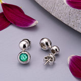Ladies Rondure Drop Cremation Ashes Earrings - Cherished Urns