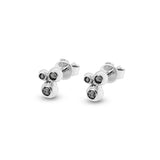 Ladies Rondure Array Triple Cremation Ashes Earrings - Cherished Urns