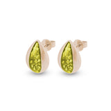 Ladies Rondure Teardrop Cremation Ashes Earrings - Cherished Urns