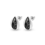 Ladies Rondure Teardrop Cremation Ashes Earrings - Cherished Urns