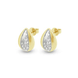 Ladies Rondure Teardrop Cremation Ashes Earrings - Cherished Urns