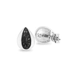 Ladies Rondure Teardrop Cremation Ashes Earrings - Cherished Urns
