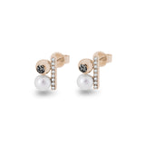 Ladies Rondure Opulence Cremation Ashes Earrings - Cherished Urns