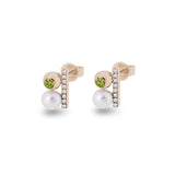 Ladies Rondure Opulence Cremation Ashes Earrings - Cherished Urns