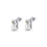 Ladies Rondure Opulence Cremation Ashes Earrings - Cherished Urns