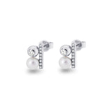 Ladies Rondure Opulence Cremation Ashes Earrings - Cherished Urns