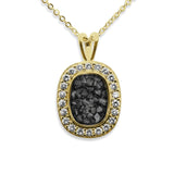 Ladies Treasure Memorial Ashes Pendant with Fine Crystals - Cherished Urns
