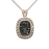 Ladies Treasure Memorial Ashes Pendant with Fine Crystals - Cherished Urns