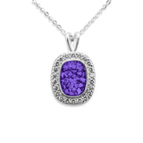 Ladies Treasure Memorial Ashes Pendant with Fine Crystals - Cherished Urns